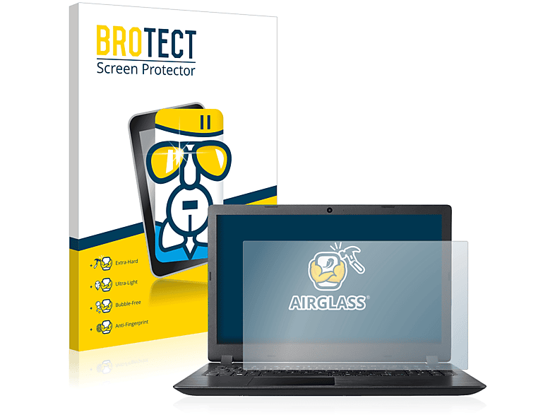 BROTECT Airglass klare Schutzfolie(für Acer A315-51) 3 Aspire