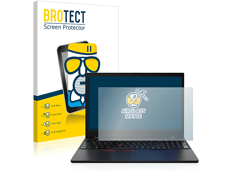 BROTECT Airglass matte Schutzfolie(für Lenovo 2) L15 ThinkPad Gen