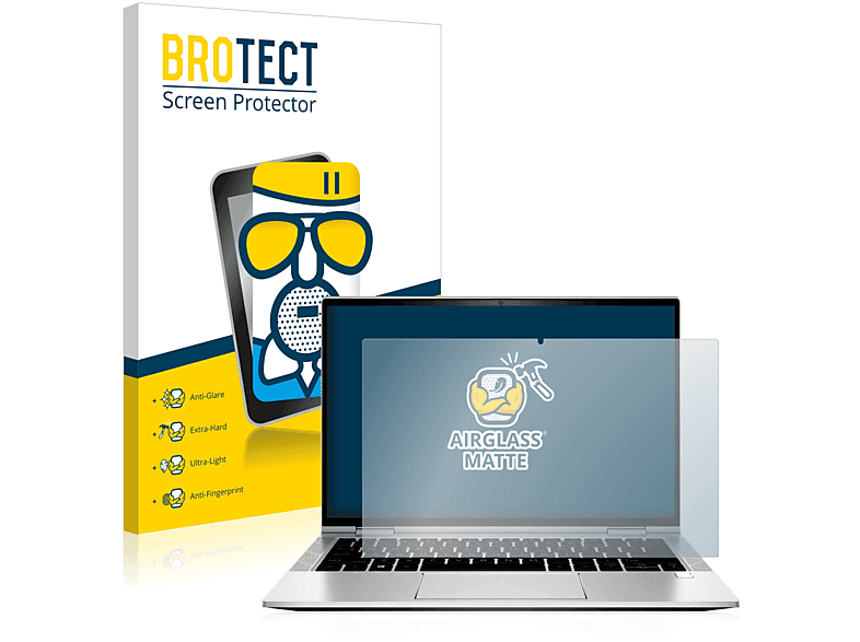 BROTECT Airglass matte Schutzfolie(für HP EliteBook x360 830 G7)