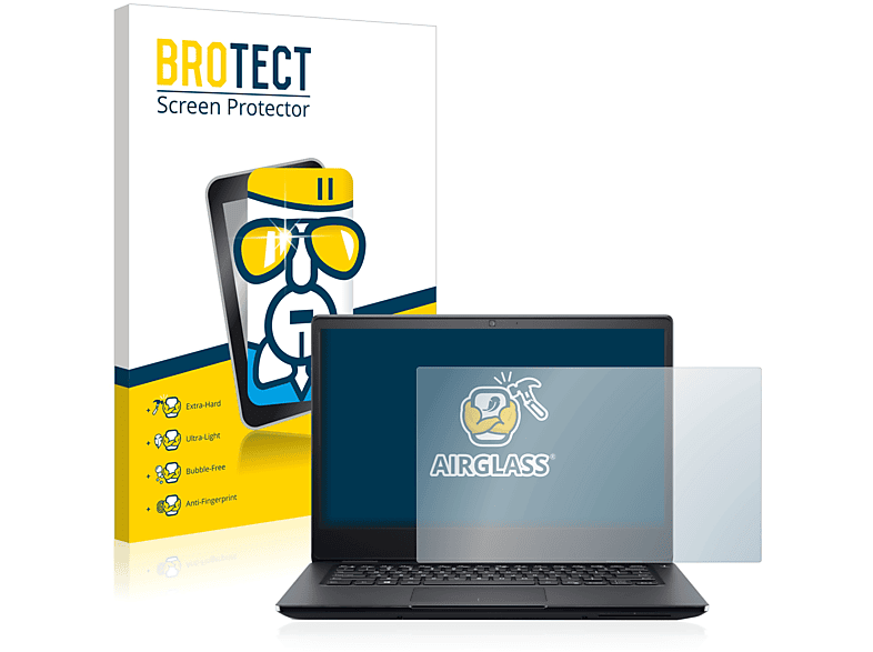 [Höchste Qualität haben!] BROTECT Airglass Schutzfolie(für Wyse klare Dell 5470)