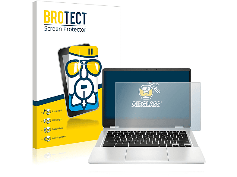 BROTECT Airglass klare Schutzfolie(für HP Chromebook x360 14a-ca0219ng)