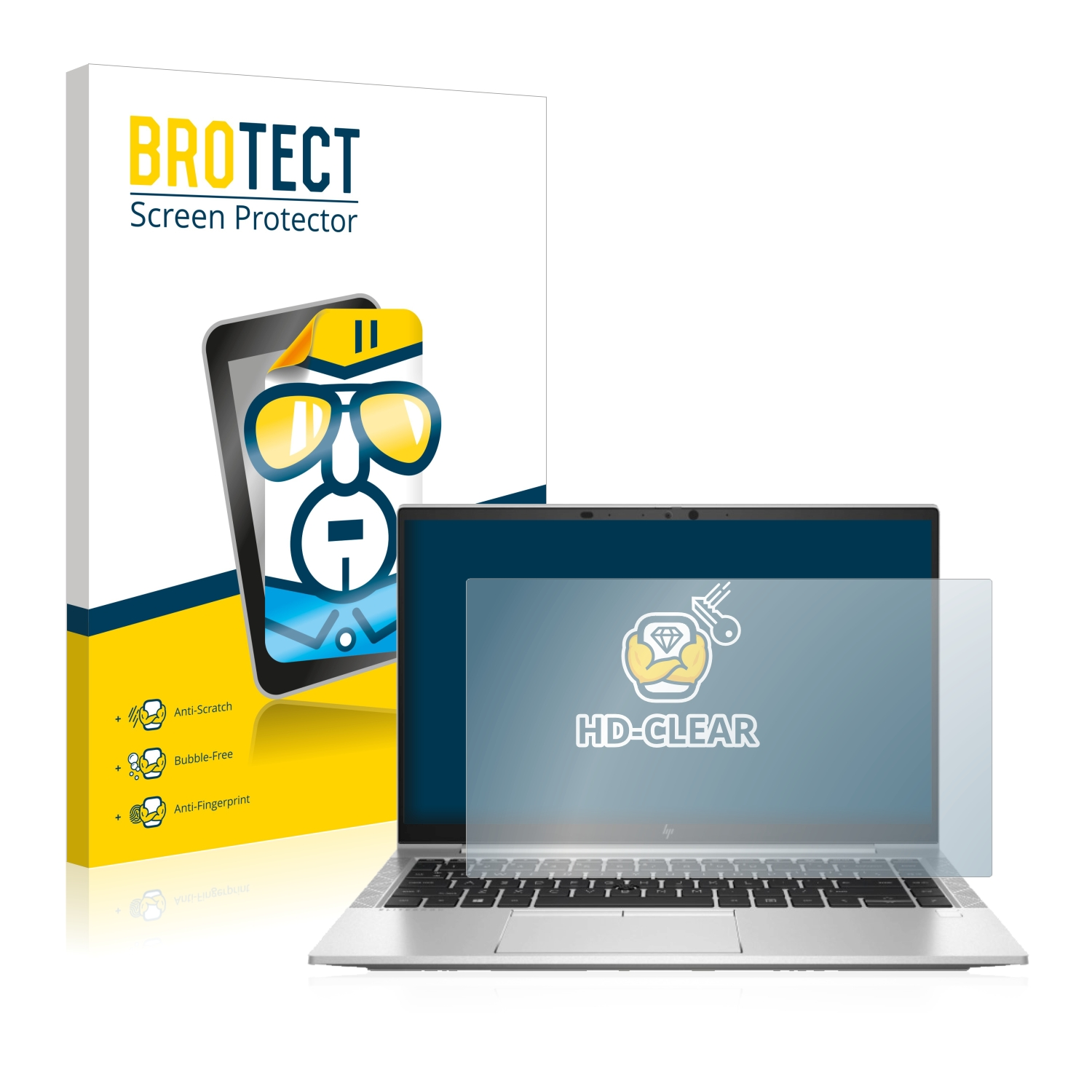 BROTECT klare Schutzfolie(für 845 HP EliteBook G7)