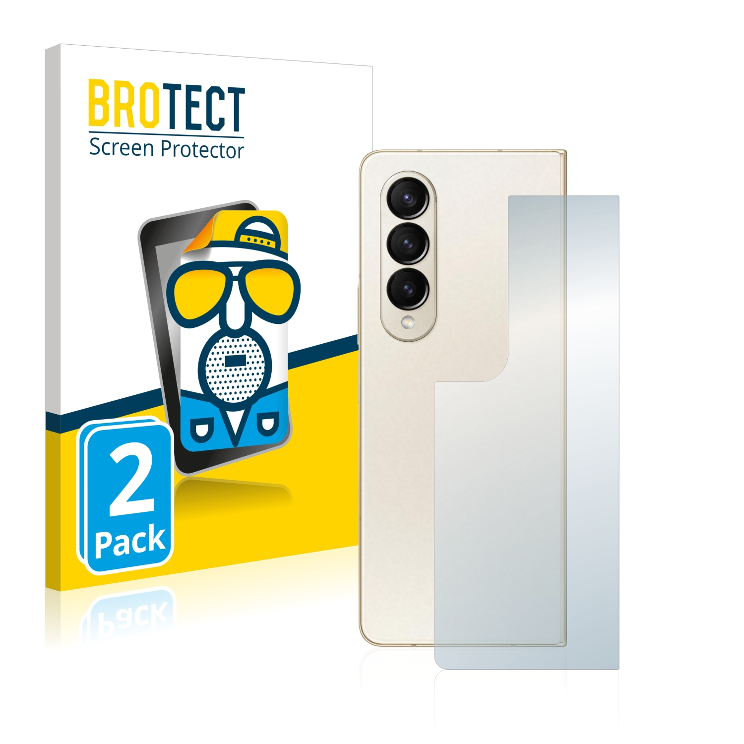 BROTECT 2x matte Schutzfolie(für Fold Galaxy 4) Samsung Z