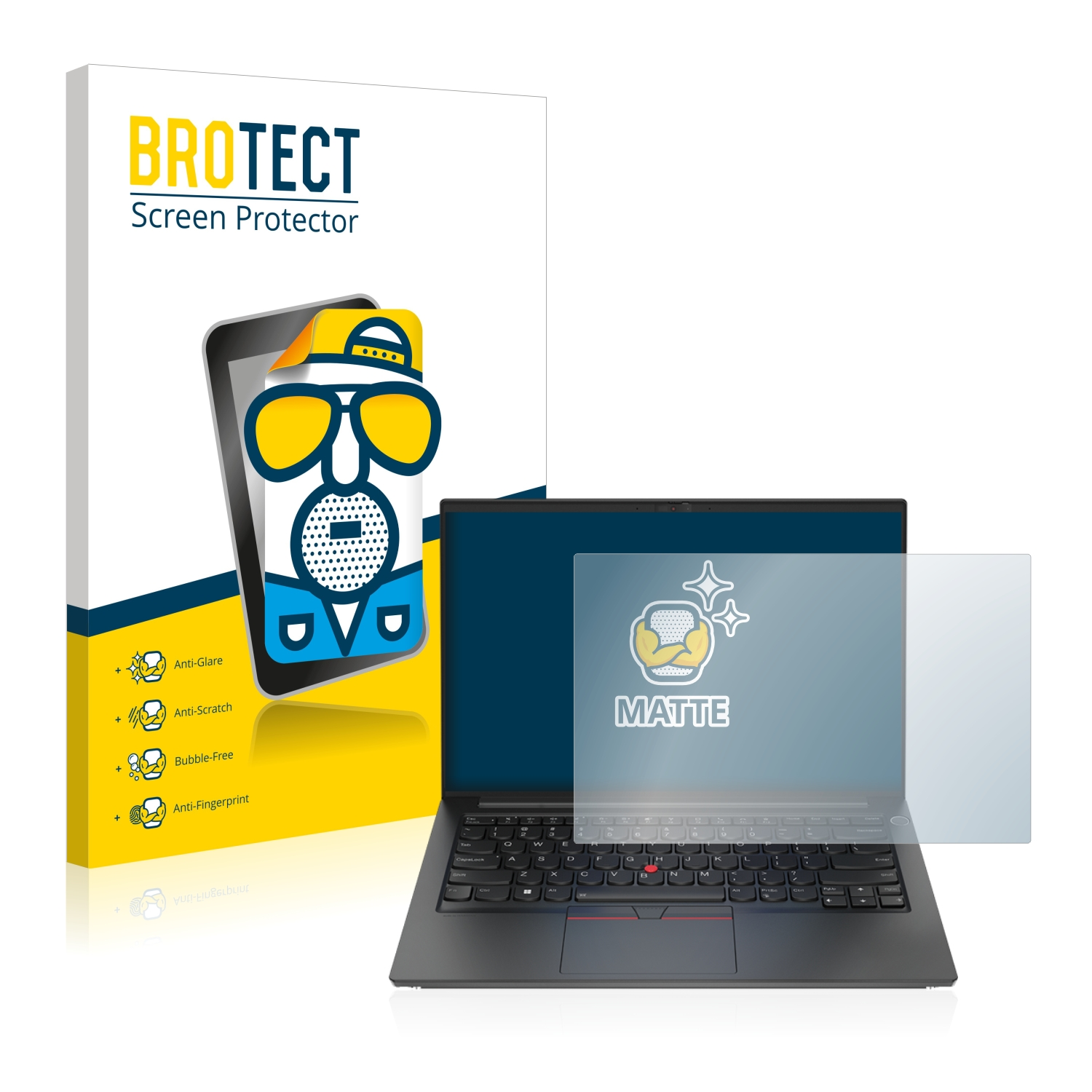 BROTECT matte Schutzfolie(für Lenovo ThinkPad E14 (4. Gen.))