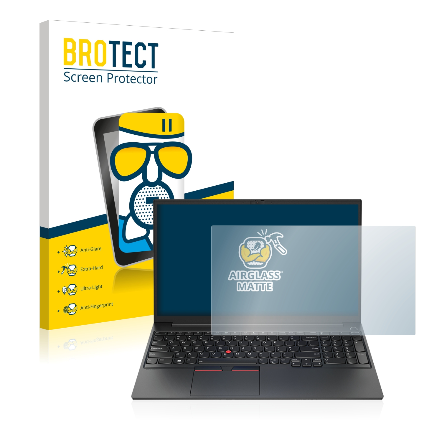 BROTECT Airglass matte Schutzfolie(für Lenovo ThinkPad E15 Gen 4)