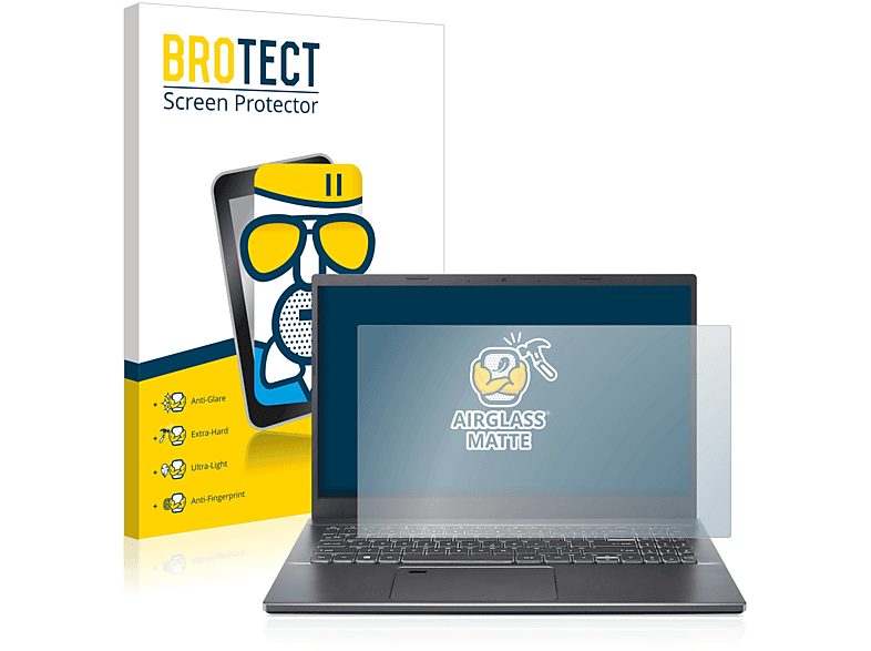 BROTECT Airglass matte Schutzfolie(für Acer Aspire 5 A515-57) | Pflege & Schutz