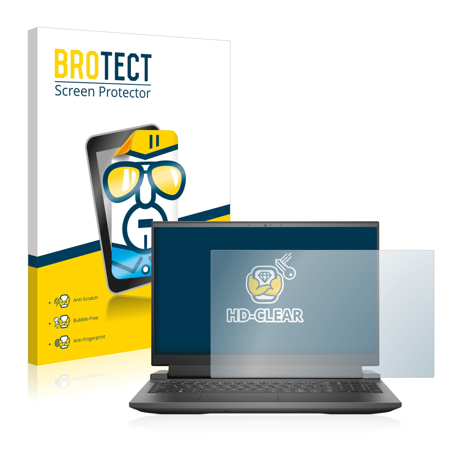 BROTECT klare Schutzfolie(für Dell G15)