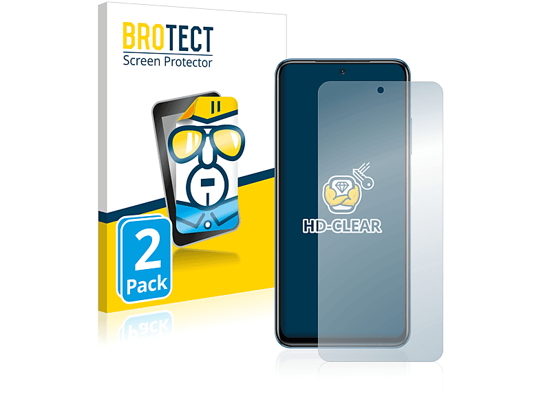 BROTECT 2x klare Schutzfolie(für Xiaomi Poco M5s)