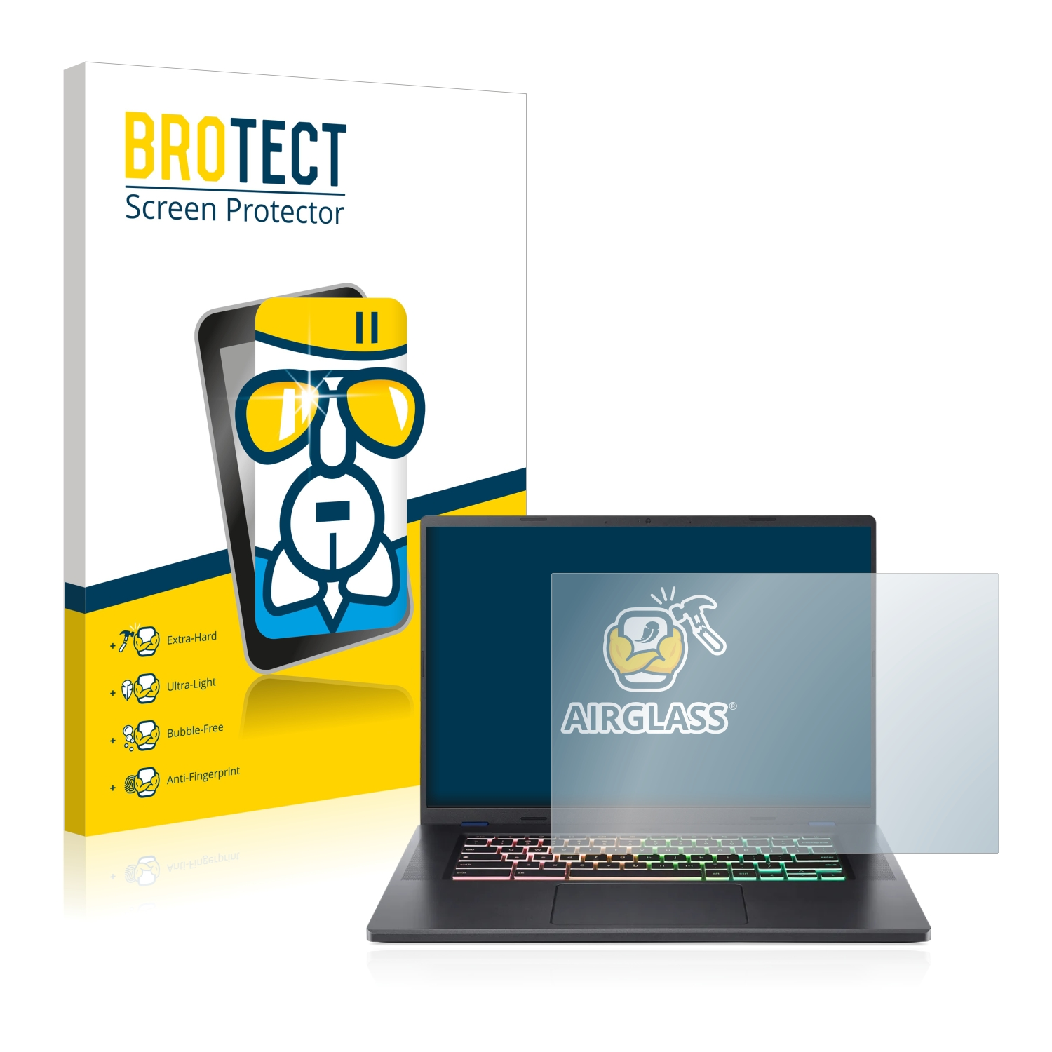GE) Airglass BROTECT Chromebook Schutzfolie(für klare 516 Gamer Acer