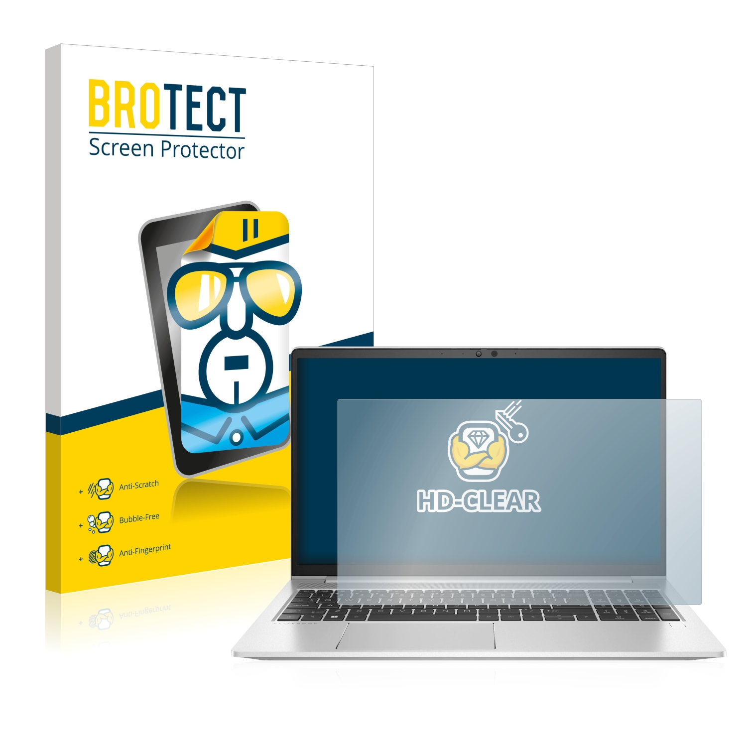 BROTECT klare Schutzfolie(für EliteBook HP G9) 650
