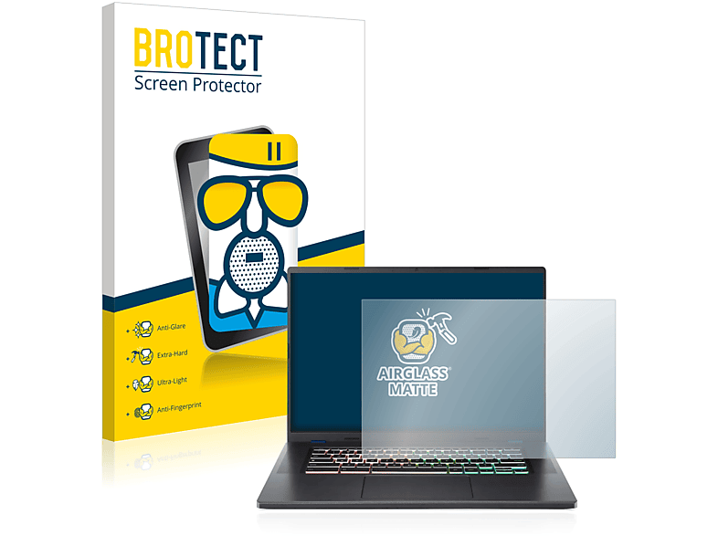 BROTECT Airglass matte Schutzfolie(für Acer Chromebook Gamer 516 GE)
