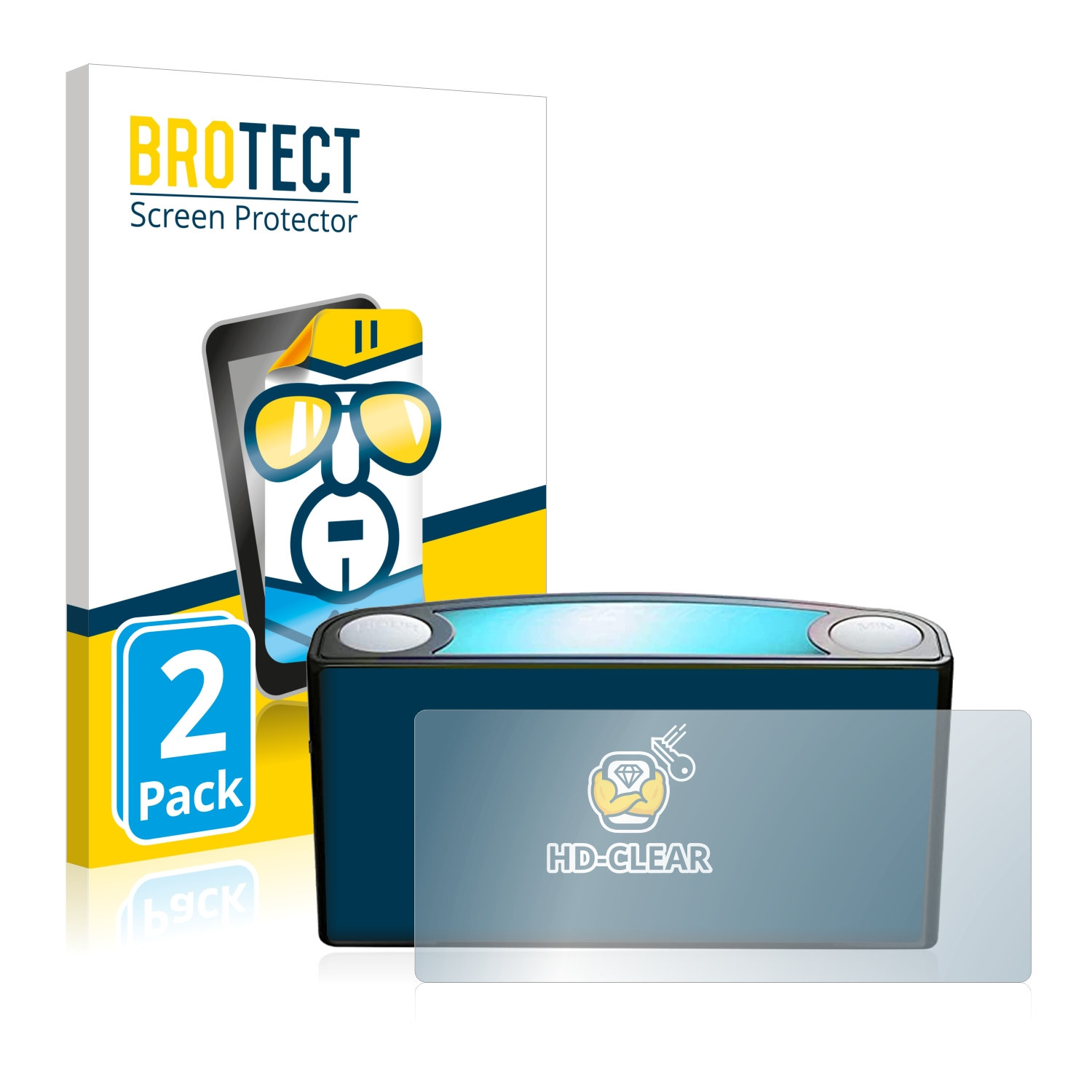 Digital Schutzfolie(für BROTECT klare 2x Clock Mesqool Alarm CR1008)