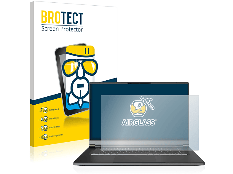 BROTECT Airglass klare Schutzfolie(für Schenker Via 15 Pro (M22))