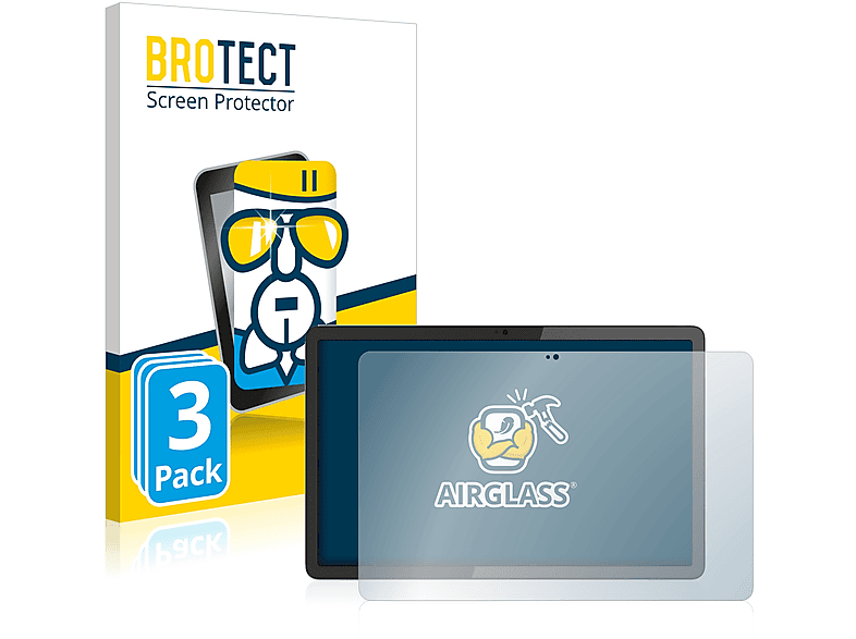BROTECT 3x Airglass klare Schutzfolie(für Lenovo IdeaPad 3 Chrome)