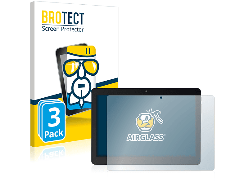 BROTECT 3x Airglass klare Schutzfolie(für A145 Acepad 10.1\