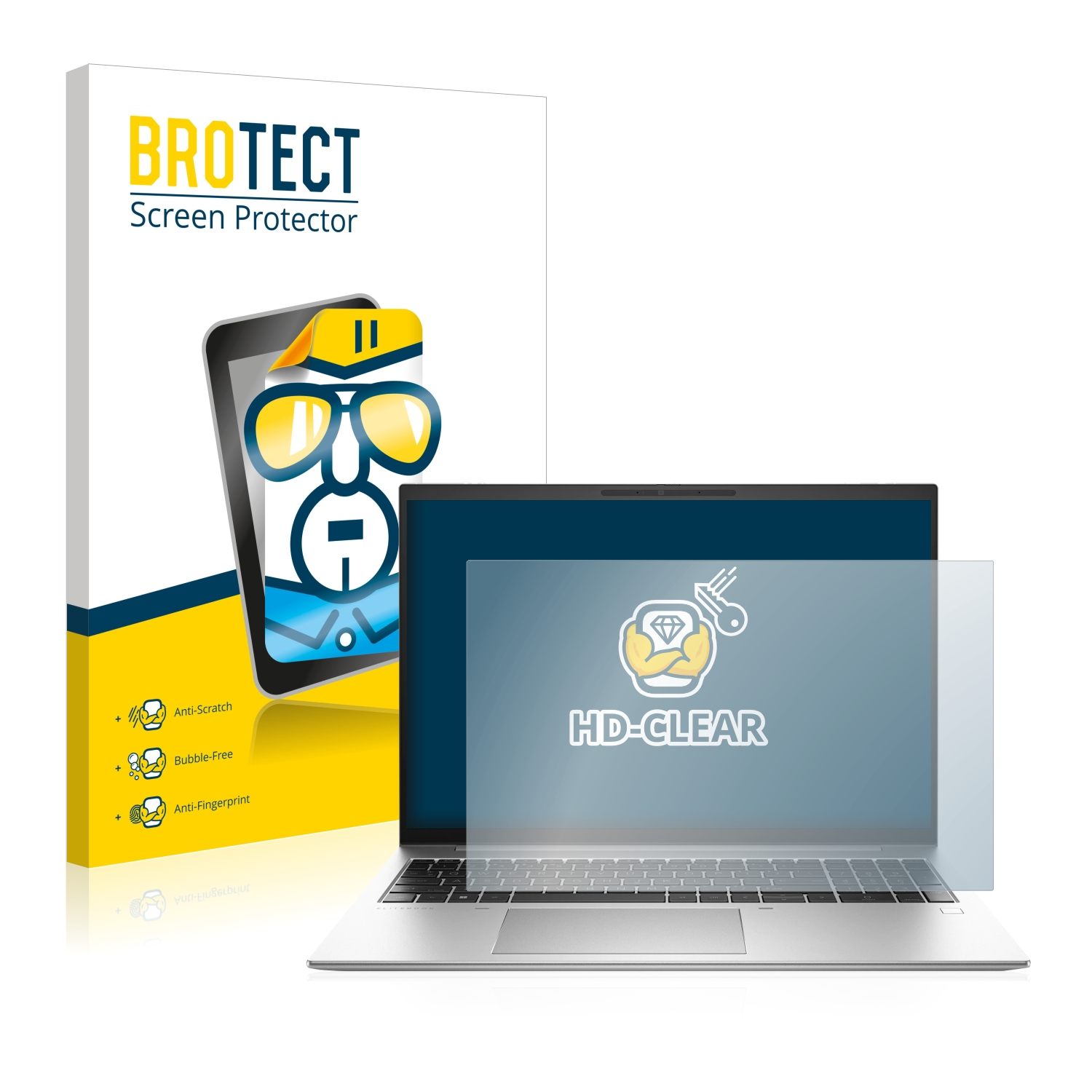 BROTECT klare Schutzfolie(für HP EliteBook 865 G9)