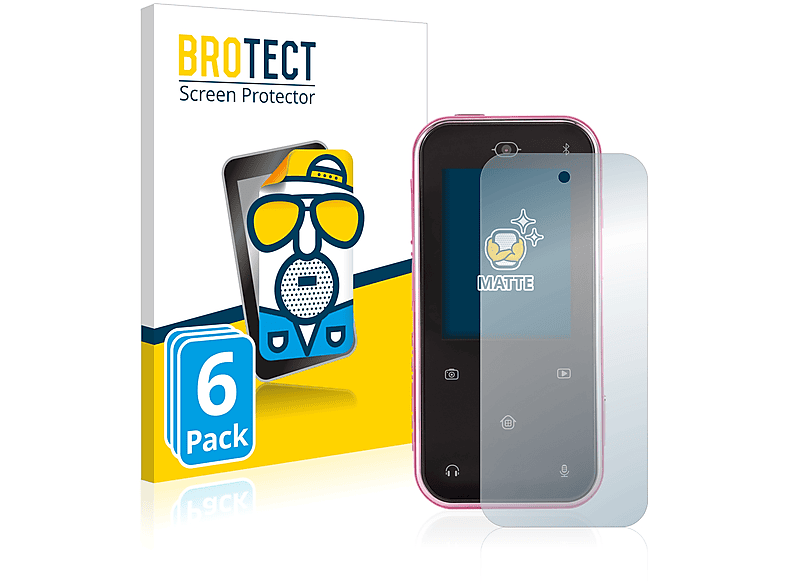 BROTECT 6x matte Schutzfolie(für Vtech Kidizoom Snap Touch) | Displayschutzfolien & Gläser