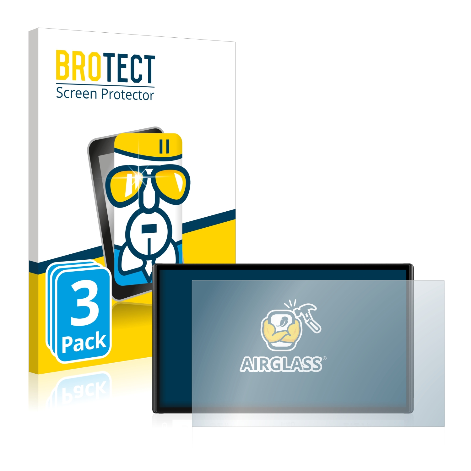 Schutzfolie(für Airglass Garmin klare LMT-S) BROTECT 3x 61 DriveSmart
