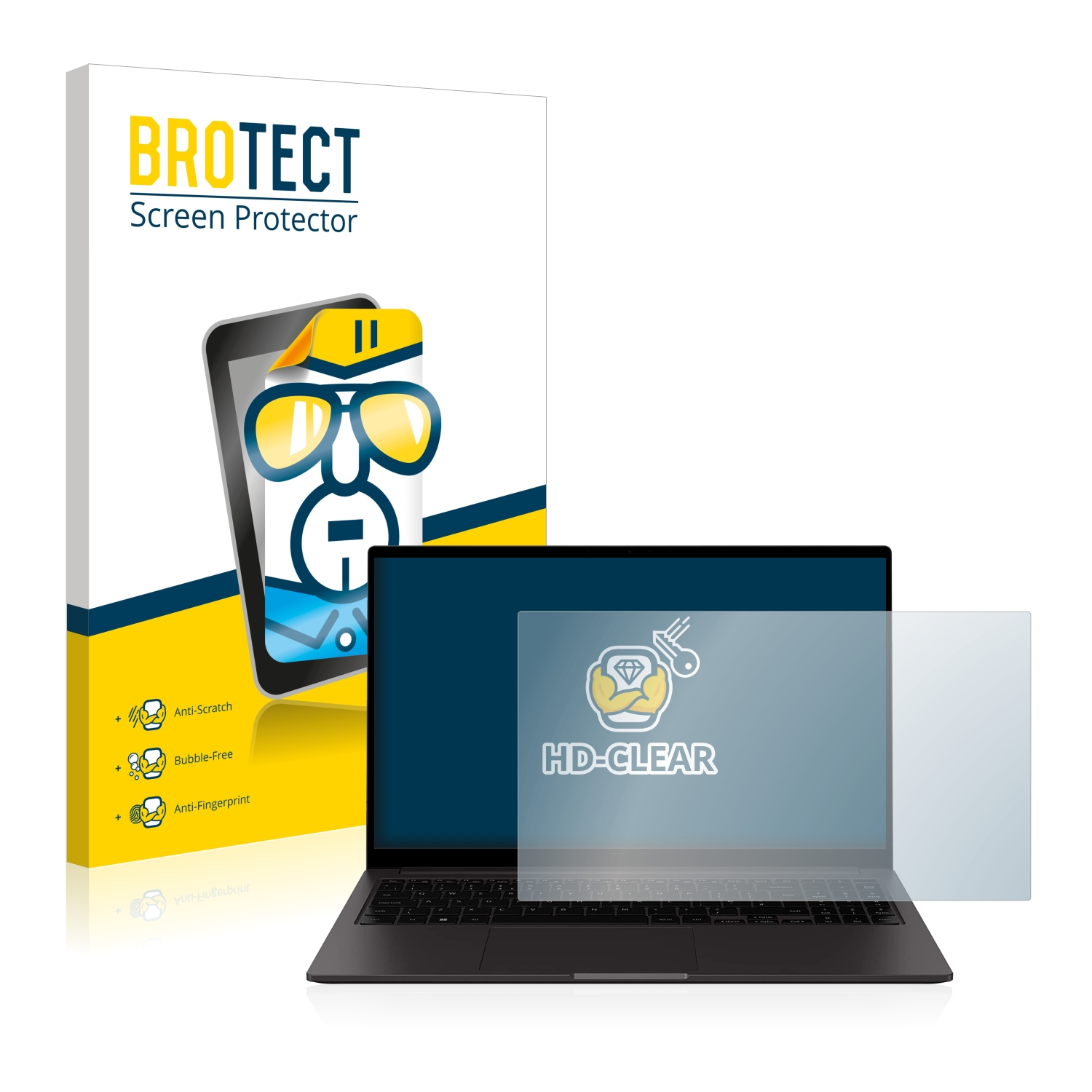 BROTECT klare Schutzfolie(für Samsung Galaxy Book2 15.6\