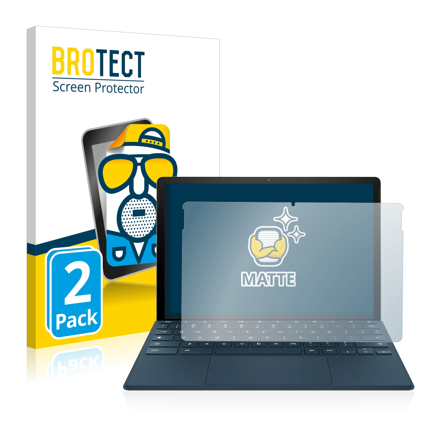 Schutzfolie(für 11) BROTECT 2x x2 Chromebook matte HP
