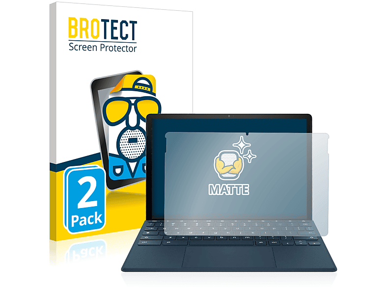 BROTECT 2x matte Schutzfolie(für HP Chromebook x2 11)