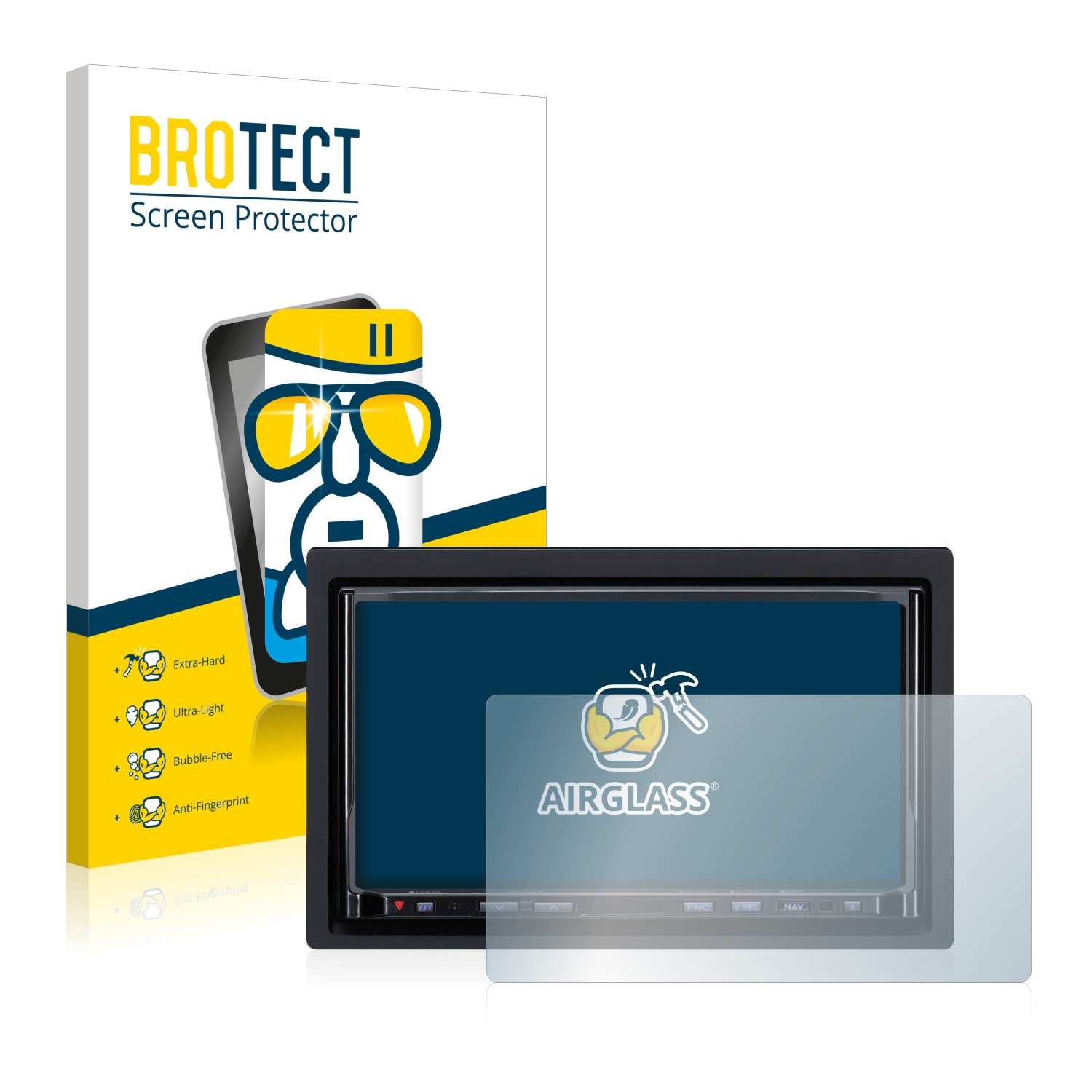 BROTECT Airglass klare Schutzfolie(für DNX 7200) Kenwood