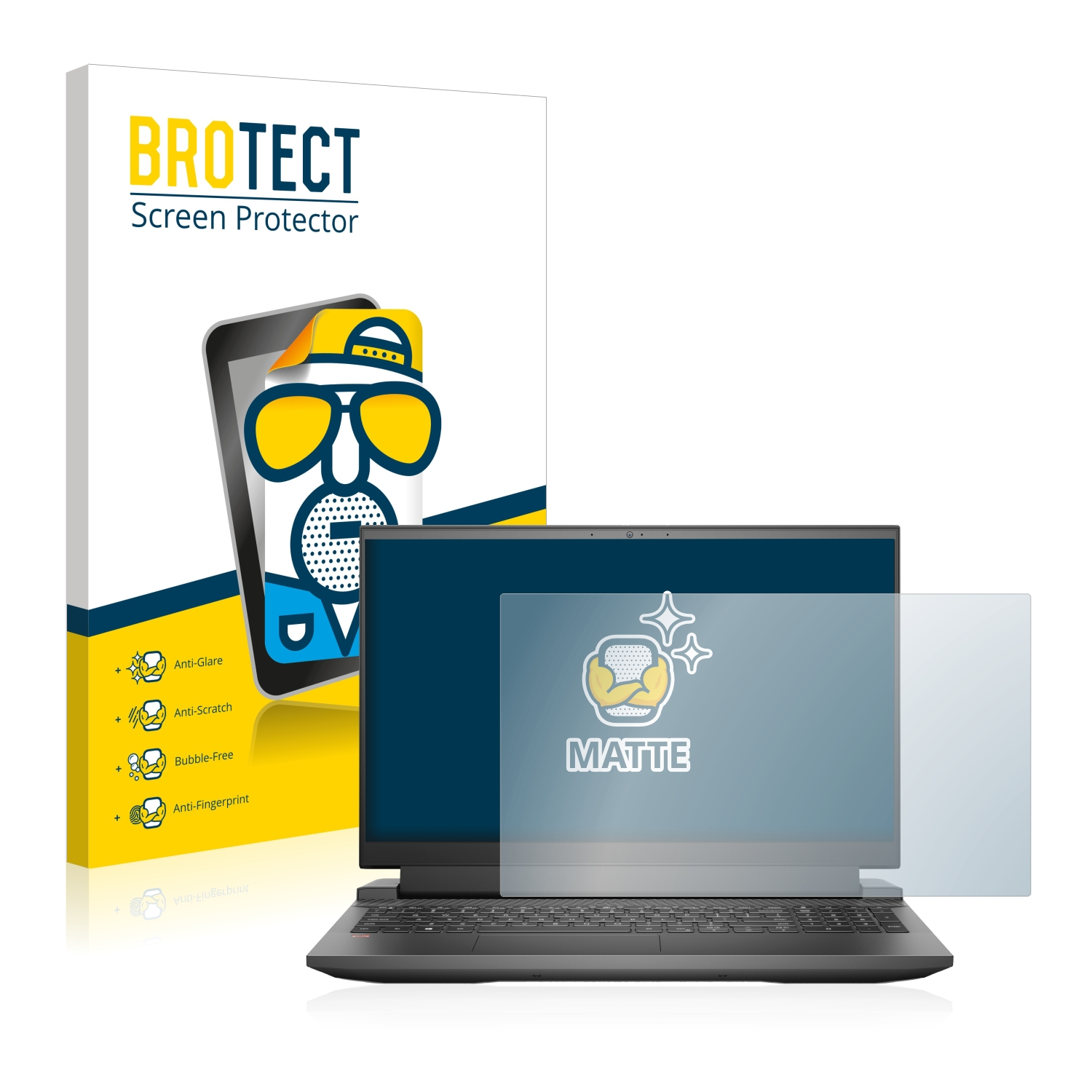 G15) BROTECT matte Schutzfolie(für Dell