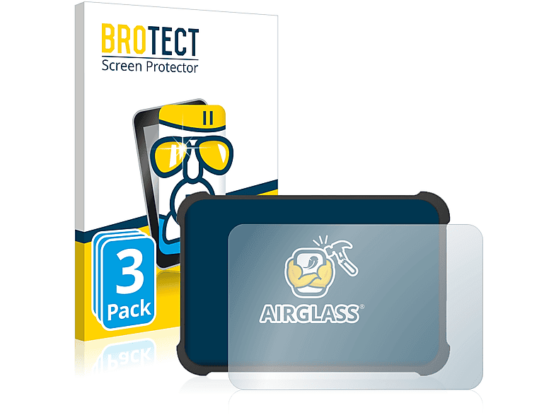 BROTECT 3x Airglass klare Schutzfolie(für G-Scan Oceania G-Scan 3) | Tabletschutzfolien
