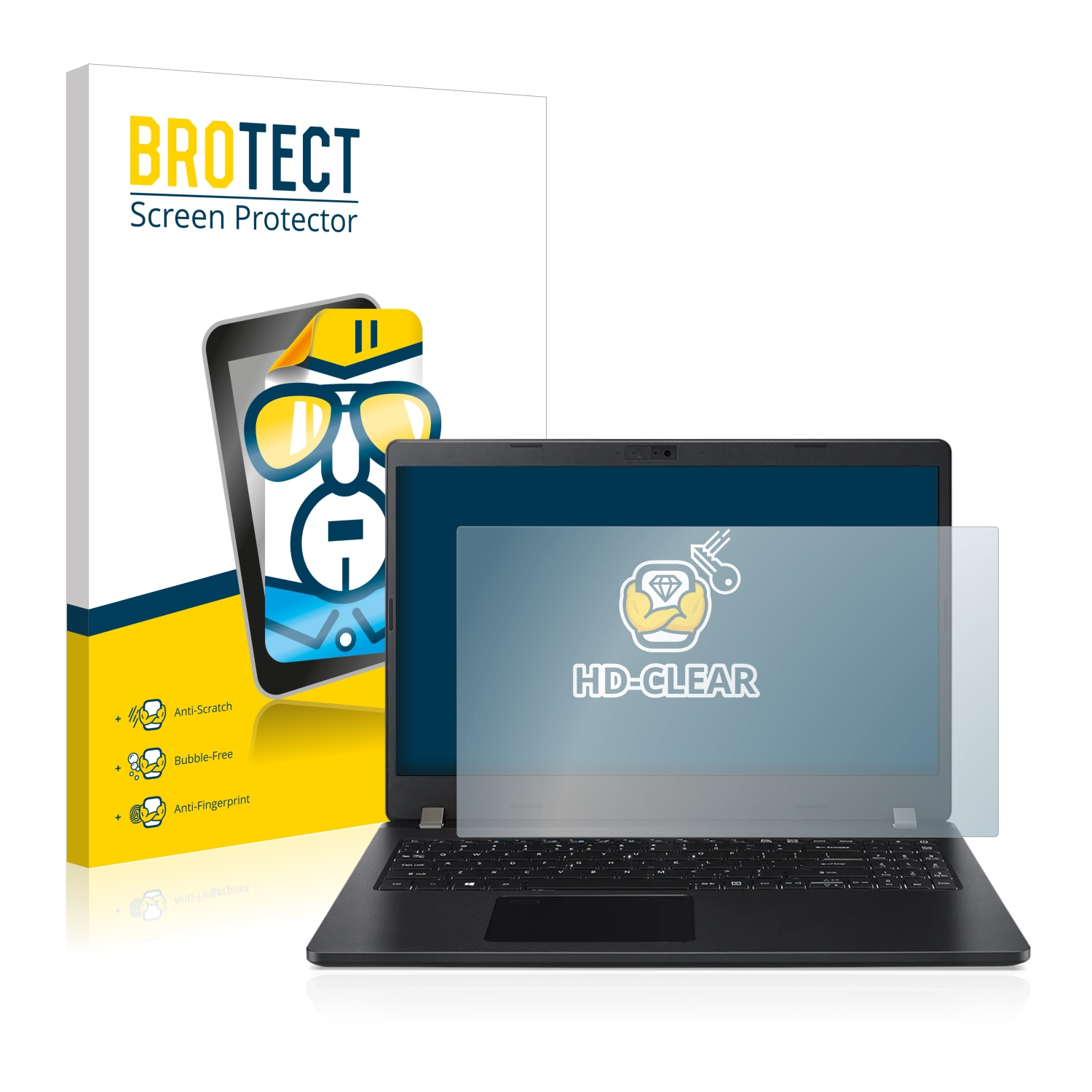 BROTECT klare Schutzfolie(für Acer P2) TravelMate