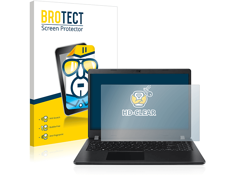 BROTECT klare Schutzfolie(für Acer TravelMate P2) | Pflege & Schutz