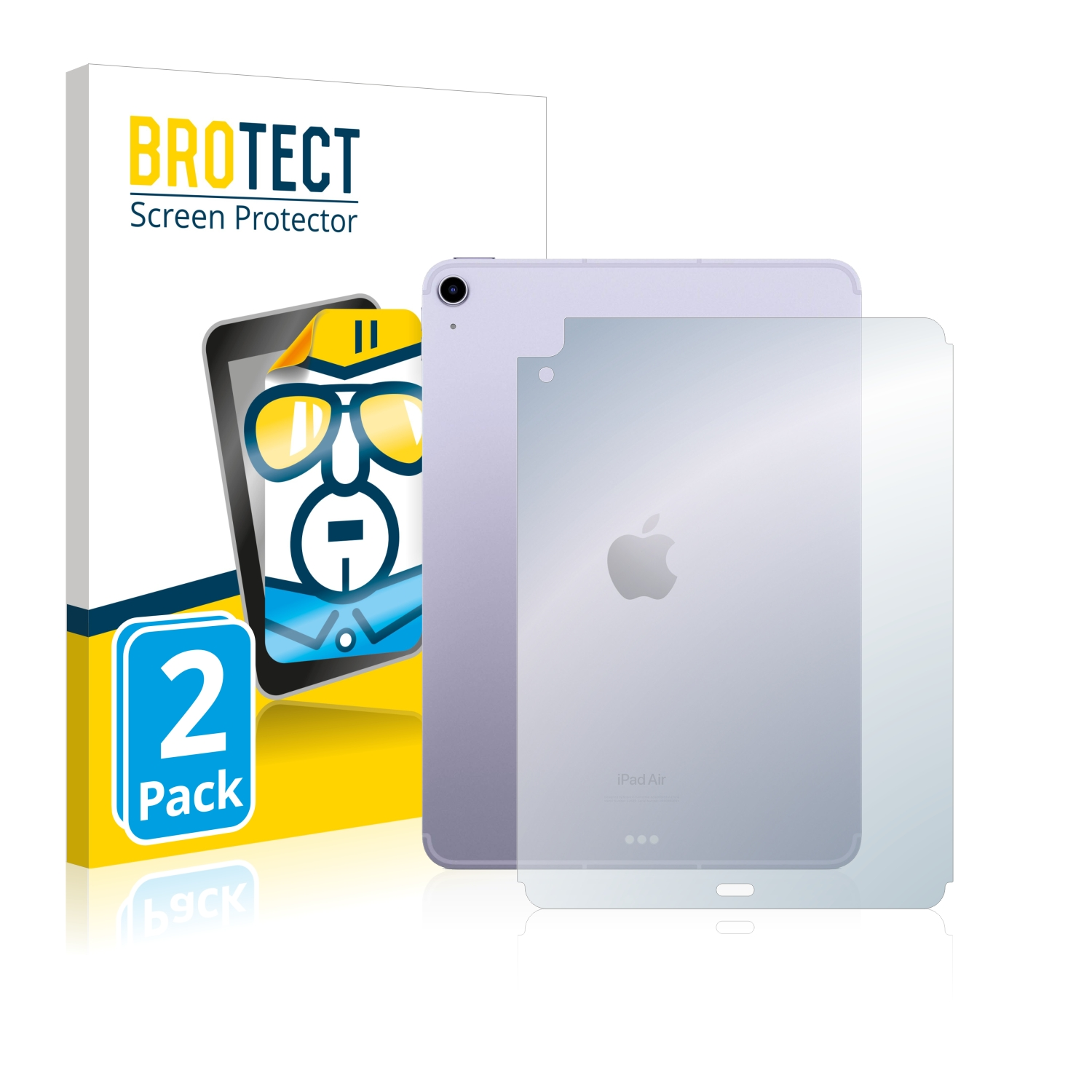 5 Gen.)) BROTECT 2022 klare Apple Schutzfolie(für iPad (5. 2x Air WiFi