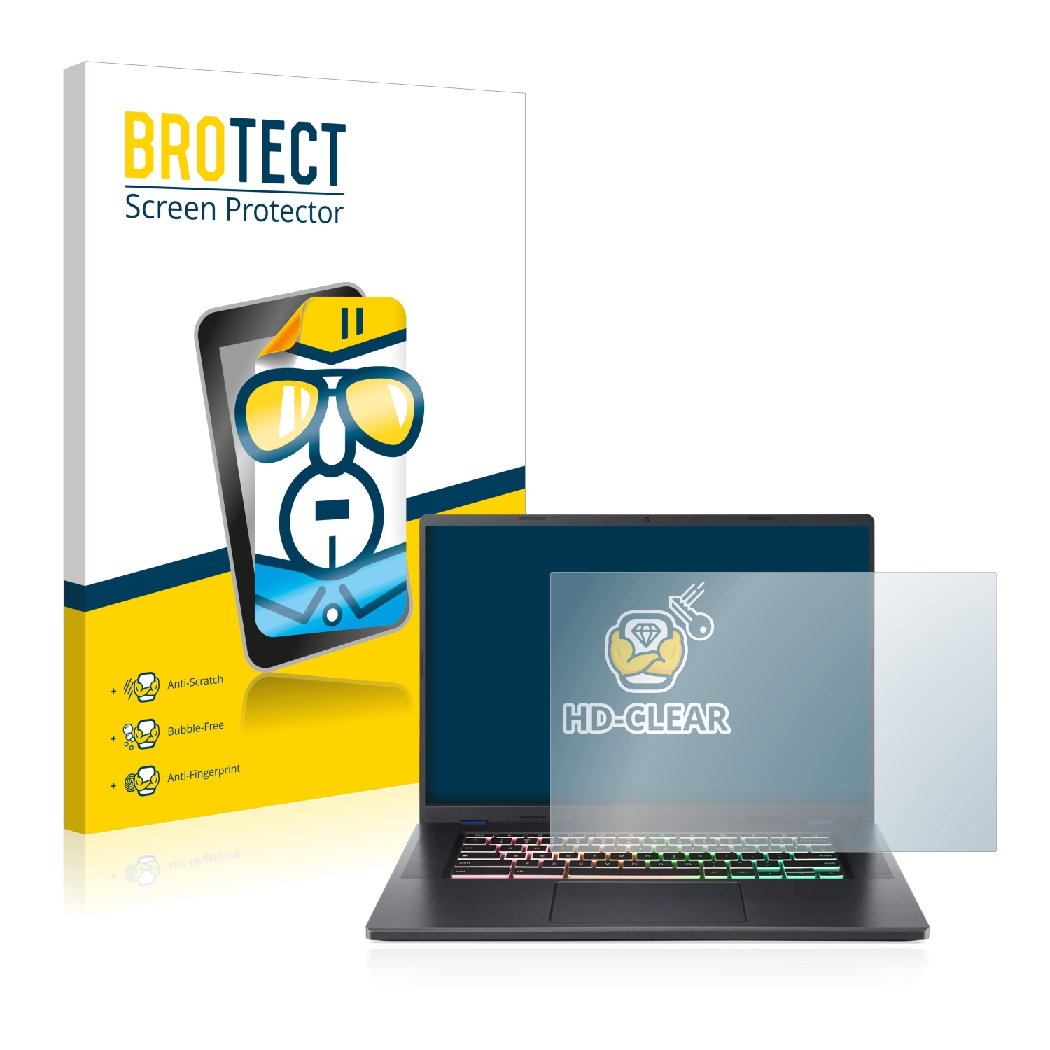 BROTECT klare Schutzfolie(für Acer GE) 516 Gamer Chromebook
