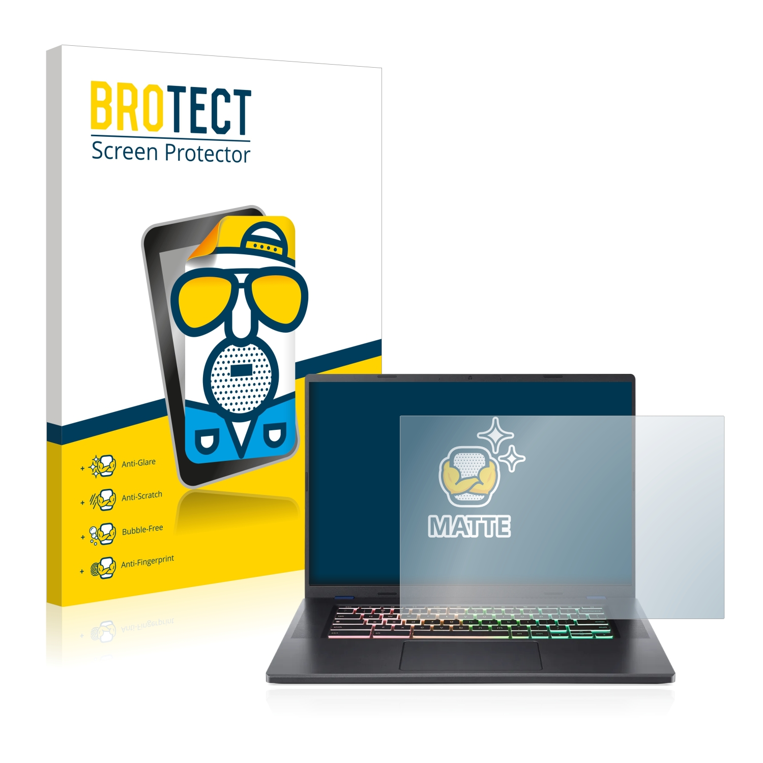 BROTECT Schutzfolie(für matte Chromebook 516 Acer GE) Gamer