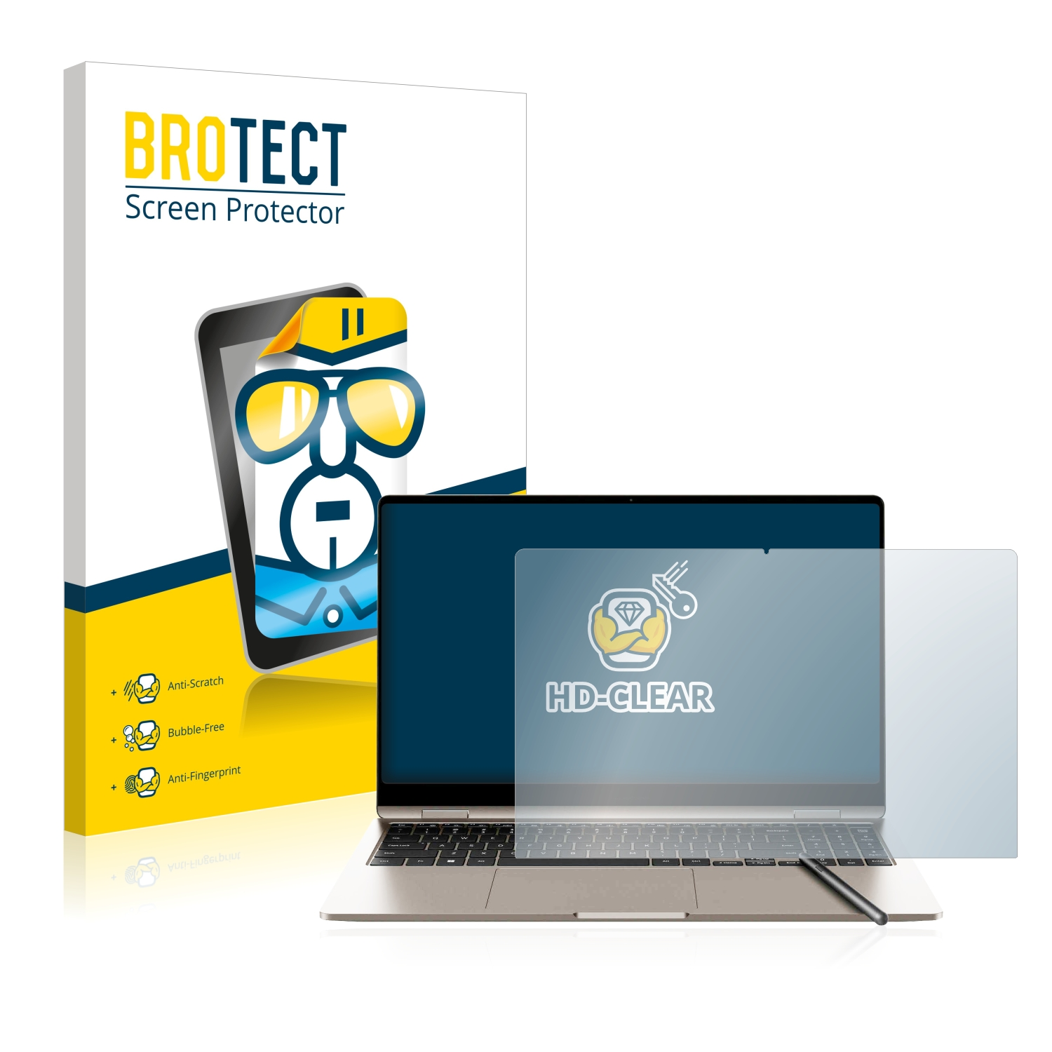 BROTECT klare Schutzfolie(für Samsung Galaxy 15.6\