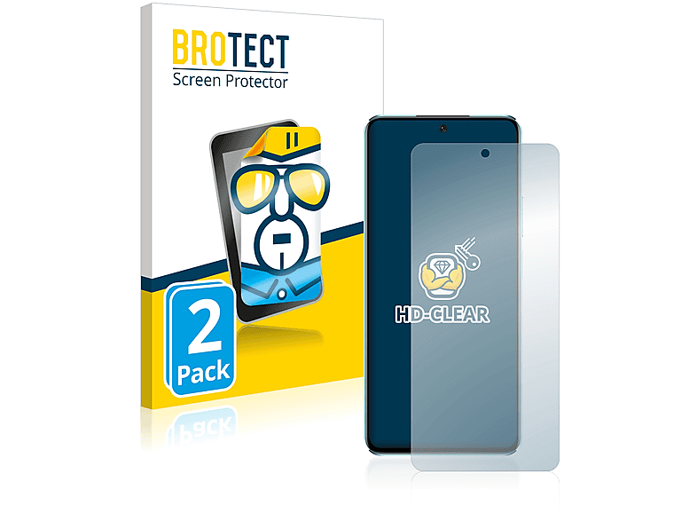 BROTECT 2x klare Schutzfolie(für Huawei Nova 10 SE)