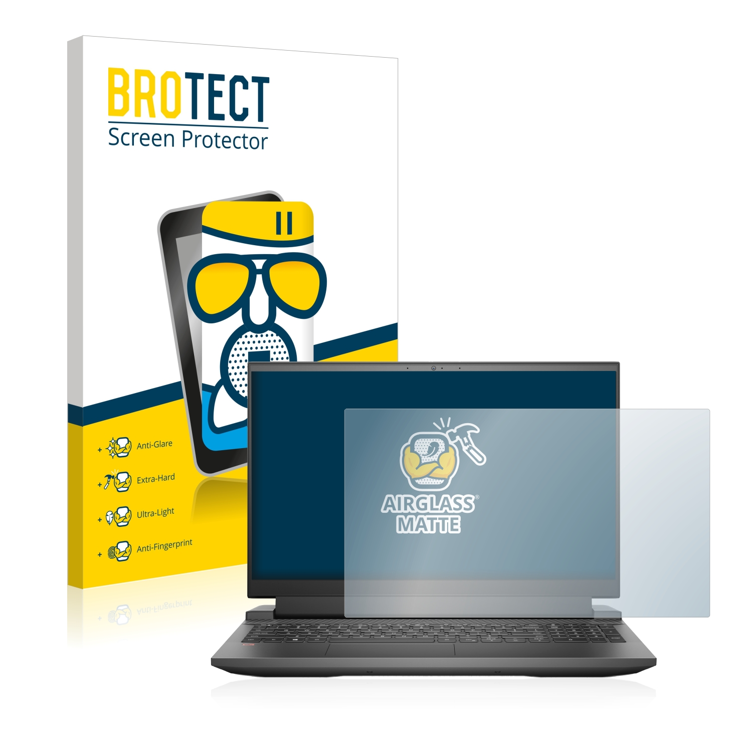 BROTECT Airglass matte Schutzfolie(für Dell G15)