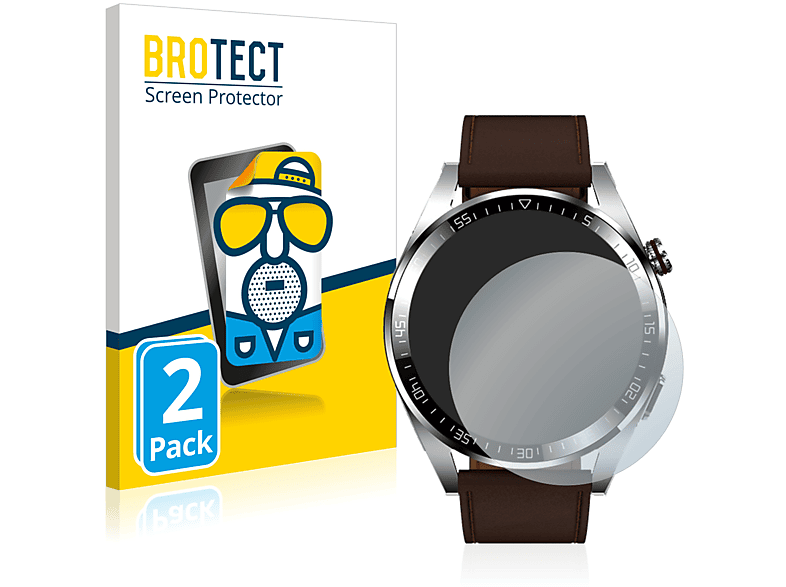 BROTECT 2x matte Schutzfolie(für Vwar Stratos 2 Pro) | Smartwatch Schutzfolien & Gläser