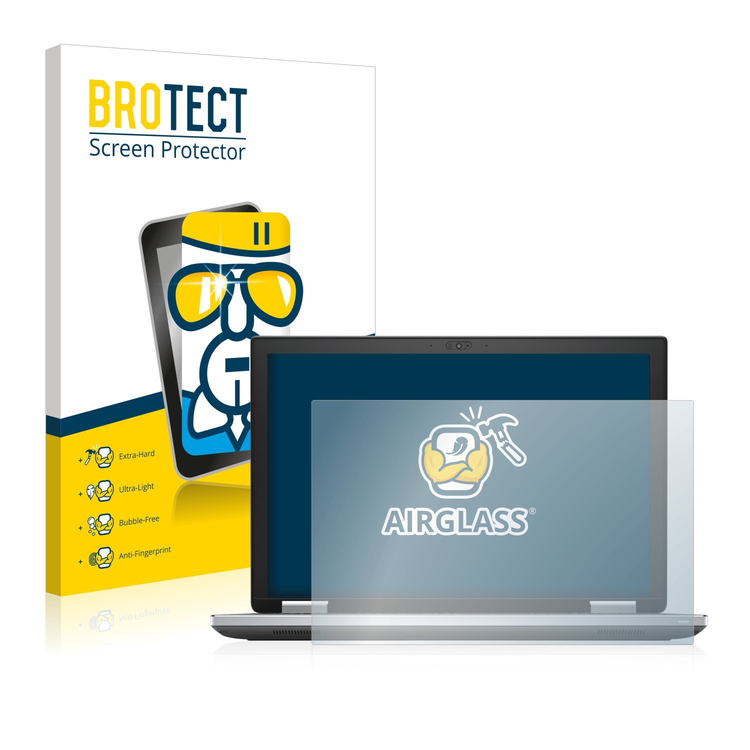 Airglass Schutzfolie(für klare 7540) Dell Precision Mobile BROTECT