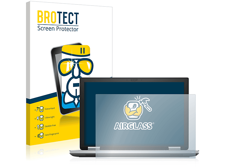 BROTECT Airglass Dell Schutzfolie(für 7540) Mobile Precision klare