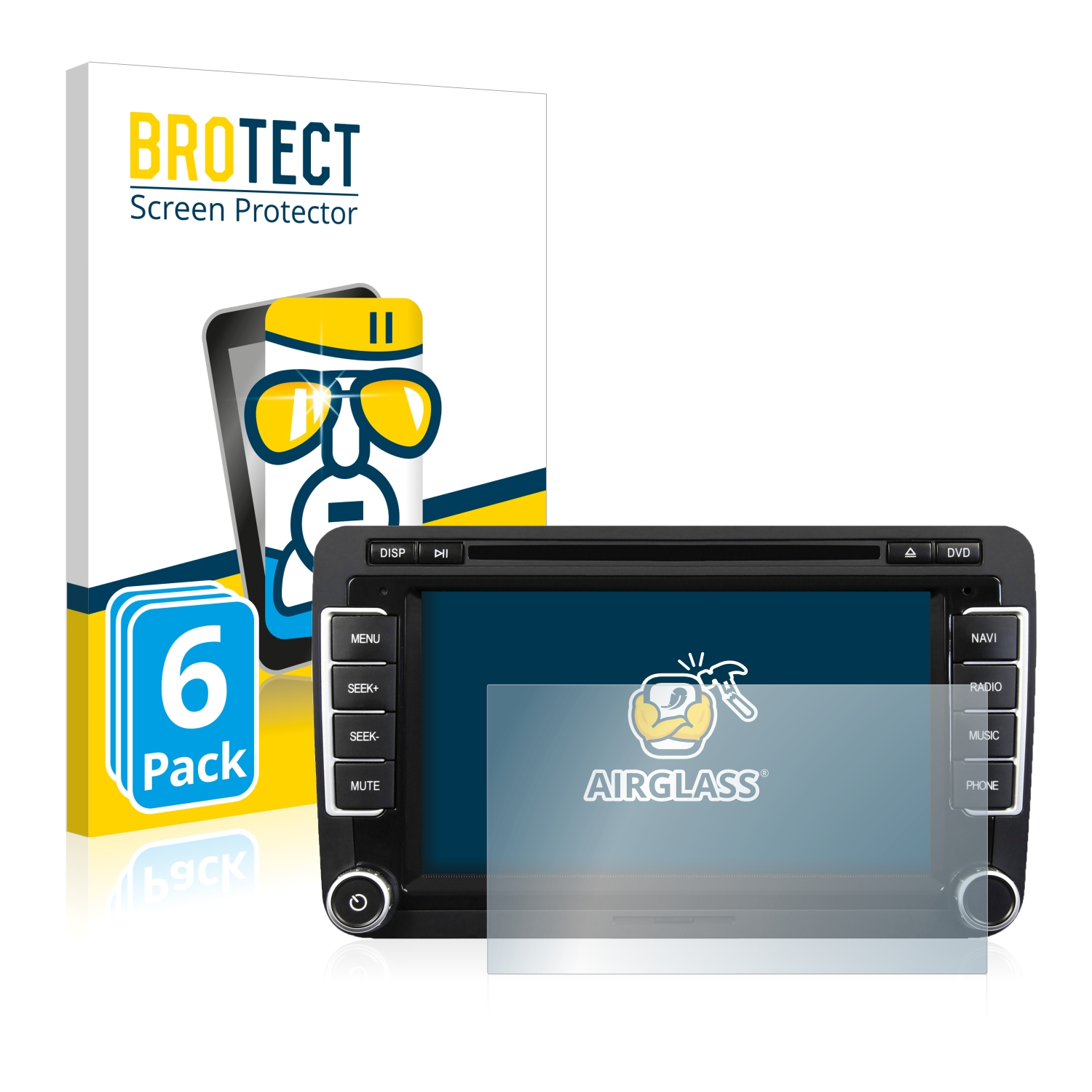 BROTECT 6x Airglass klare Schutzfolie(für VN720 ESX VW-U1)