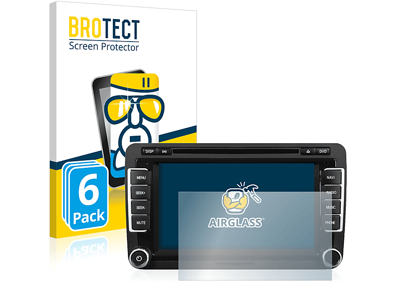 BROTECT 6x Airglass klare Schutzfolie(für VN720 ESX VW-U1)