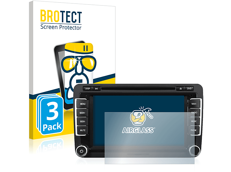 BROTECT 3x Airglass klare Schutzfolie(für VN720 VW-U1) ESX
