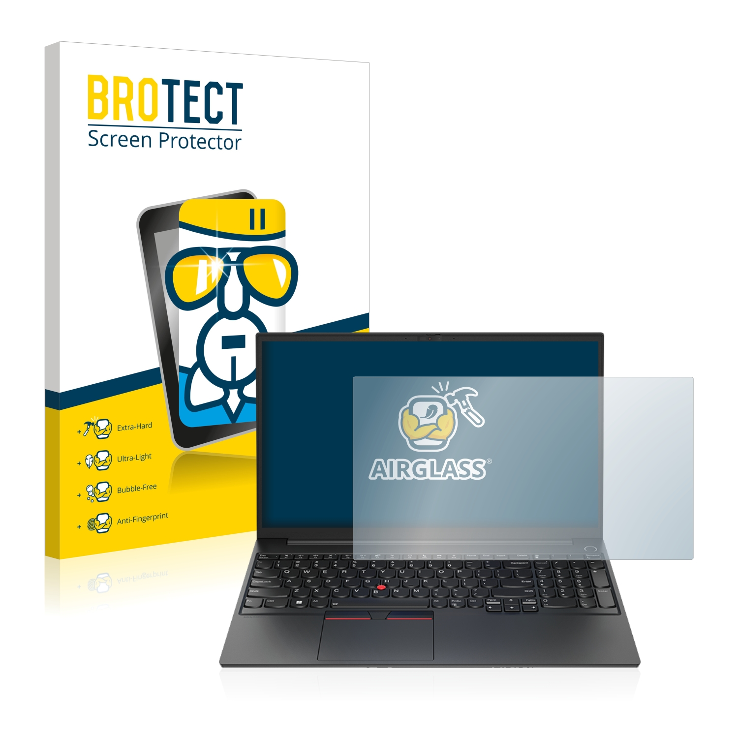 BROTECT Airglass ThinkPad klare Lenovo Schutzfolie(für E15 Gen 4)