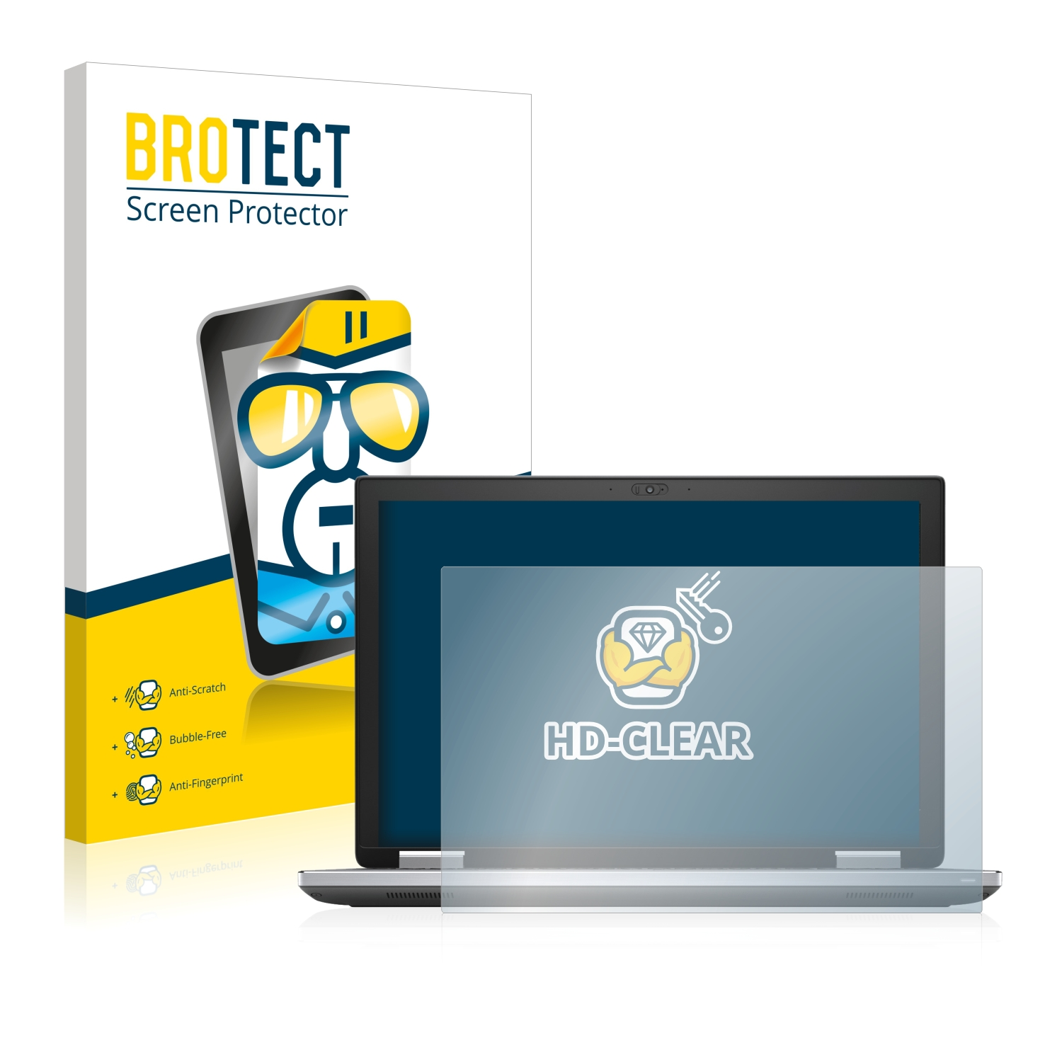 Precision 7540) Schutzfolie(für klare Mobile Dell BROTECT