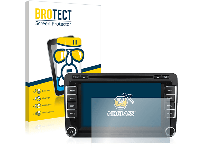 BROTECT Airglass klare Schutzfolie(für ESX VN720 VW-U1)