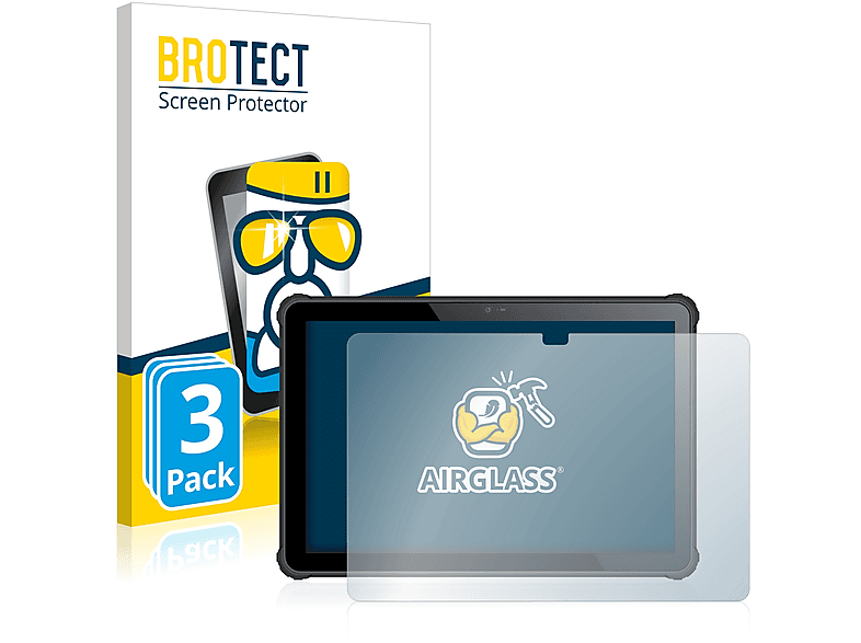 BROTECT 3x Airglass klare Schutzfolie(für Oukitel RT2)