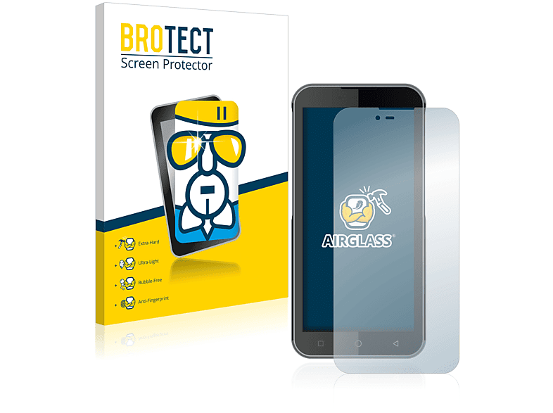 BROTECT Airglass klare Schutzfolie(für Bluebird HF 550)