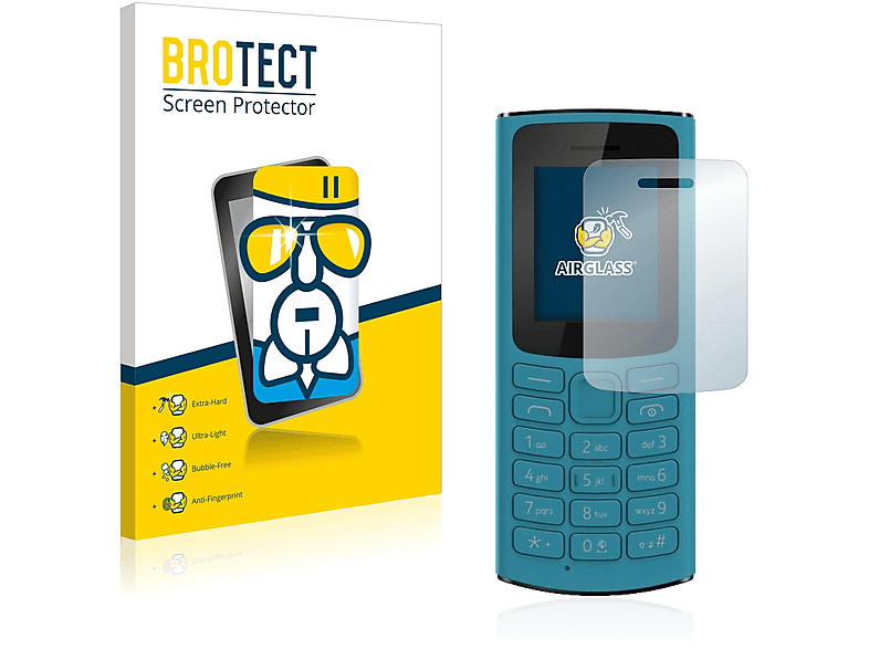 BROTECT Airglass klare Schutzfolie(für 105 Nokia 4G 2021)