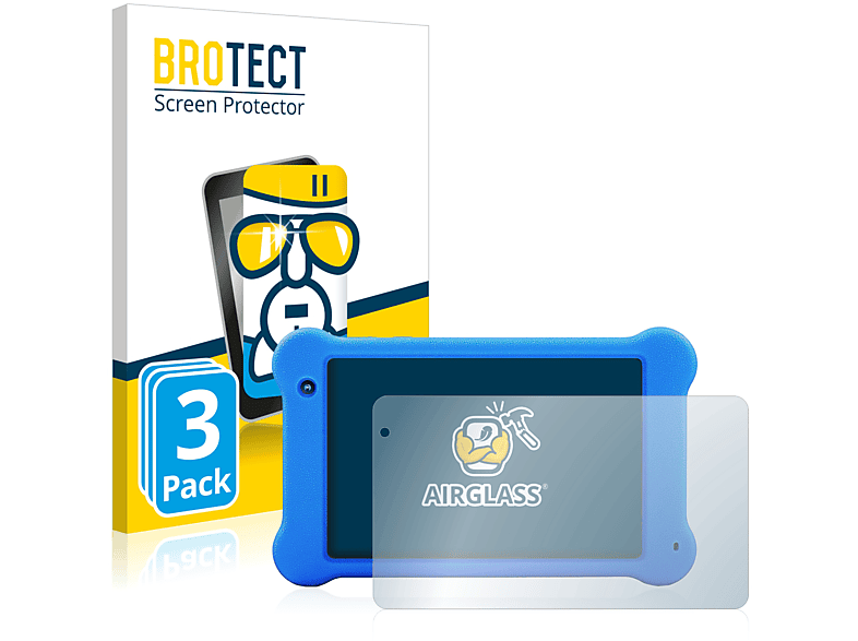 BROTECT 3x Airglass klare Schutzfolie(für Aeezo Kid TK701)