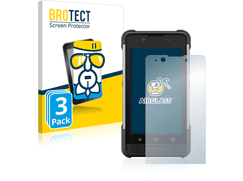 BROTECT 3x Airglass klare Schutzfolie(für Denso BHT-M80)